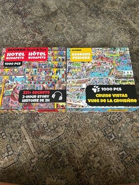 2 Quokka Seek & See 1000pc Puzzle Sets